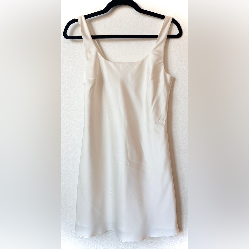 Abercrombie & Fitch Cream Mini Slip Dress